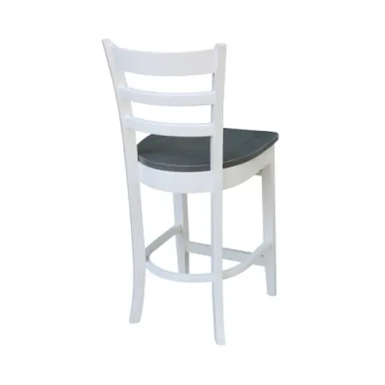 Emily Counter Height Barstool - International Concepts image {4}