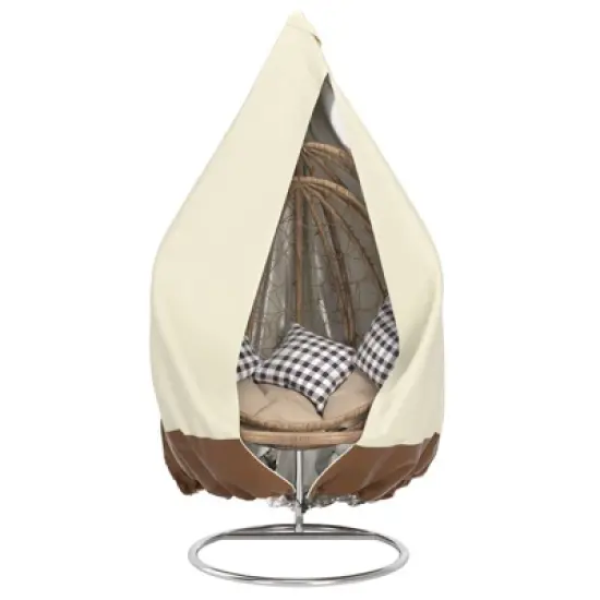 Topteng Egg Chair Cover Waterproof Patio Outdoor image {8}