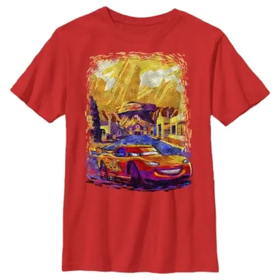 Boy's Cars Van Gogh McQueen T-Shirt image {3}