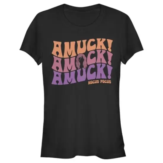 Junior's Disney Hocus Pocus Amuck Phrase T-Shirt image {2}