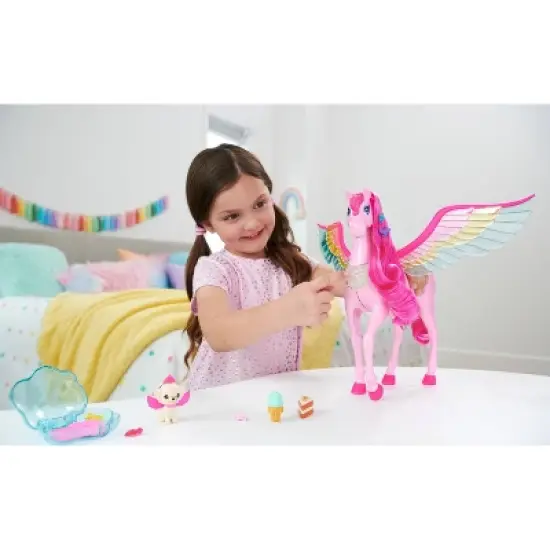 Barbie A Touch of Magic Pink Pegasus with Puppy, Lights and Sounds image {1}