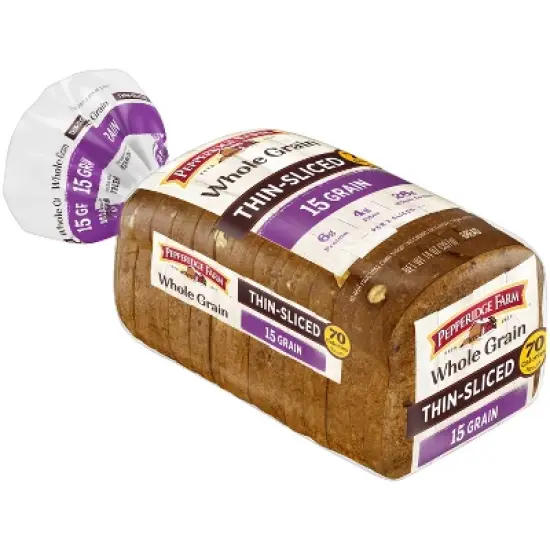 Pepperidge Farm Farmhouse Thin Sliced 15 Grain Bread - 14oz image {3}