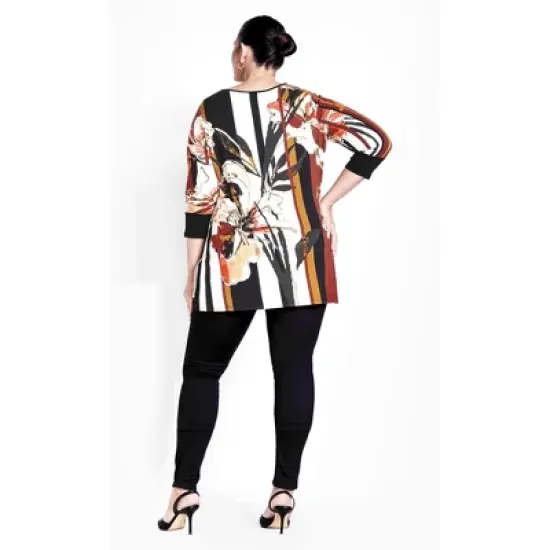 Women's Plus Size Romy Top - spice | AVENUE image {2}