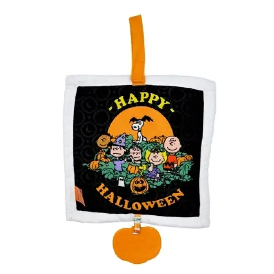 Peanuts Halloween Deluxe Crinkle Square with Teether image {1}