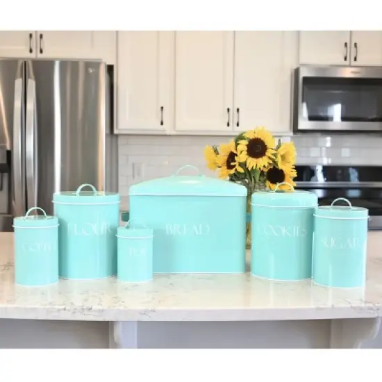 Outshine Co Mint Vintage Farmhouse Cookie Jar image {4}