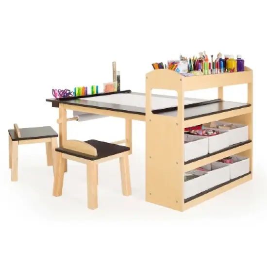 Guidecraft Kids' Deluxe Art Center image {4}