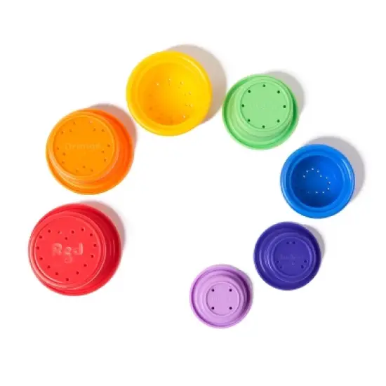 Ms. Rachel Rainbow Stacking Cups - 7pc image {5}