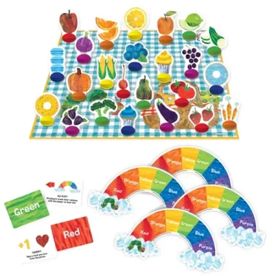 Briarpatch&reg; The Very Hungry Caterpillar&trade; Rainbow Picnic Game image {1}