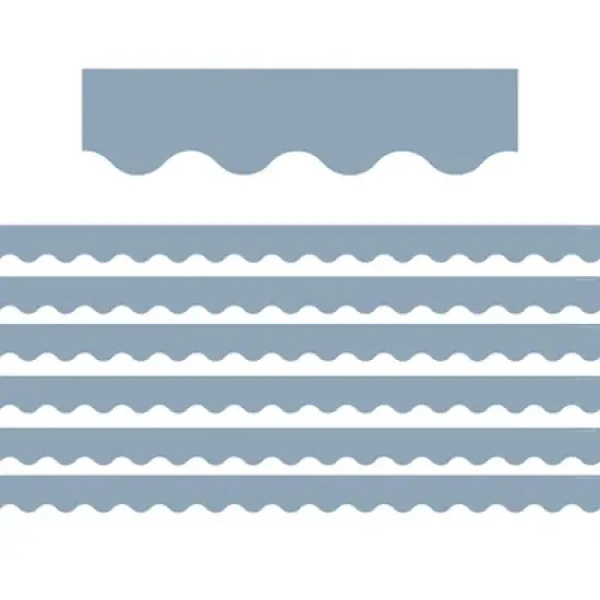 Teacher Created Resources&reg; Cottage Blue Scalloped Border Trim, 35 Feet Per Pack, 6 Packs image {4}