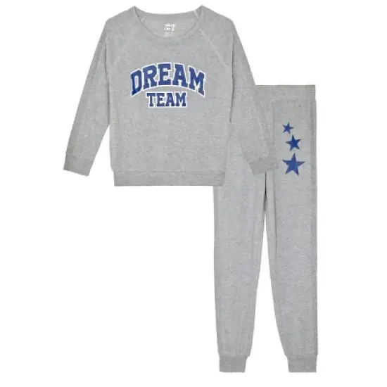 Sleep On It Boys 2-Piece Hacci Pajama Set - Dream Team image {3}