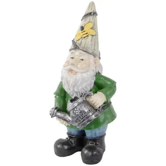 Northlight 15.5" Gnome with Watering Can Outdoor Garden Statue image {2}