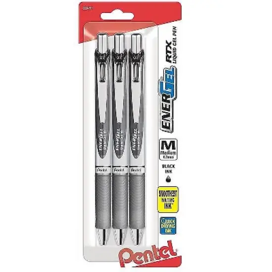 Pentel EnerGel RTX Retractable Gel Pens Medium 660188 image {2}