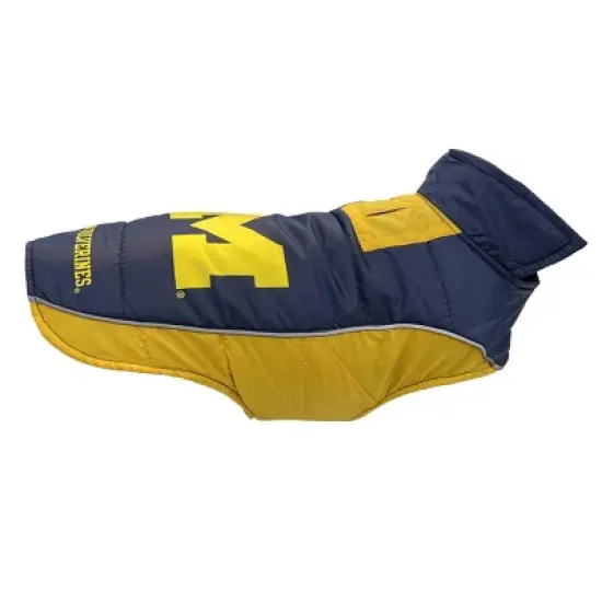 NCAA Michigan Wolverines Pets Puffer Vest image {2}