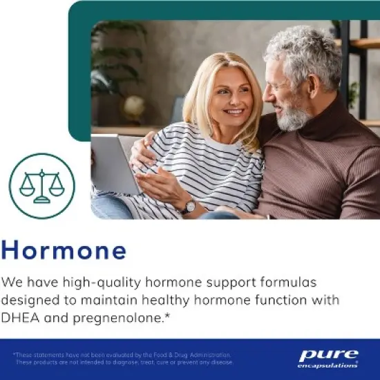 Pure Encapsulations DHEA 10 mg - Supplement for Immune Support, Fat Burning, and Hormone Balance image {6}