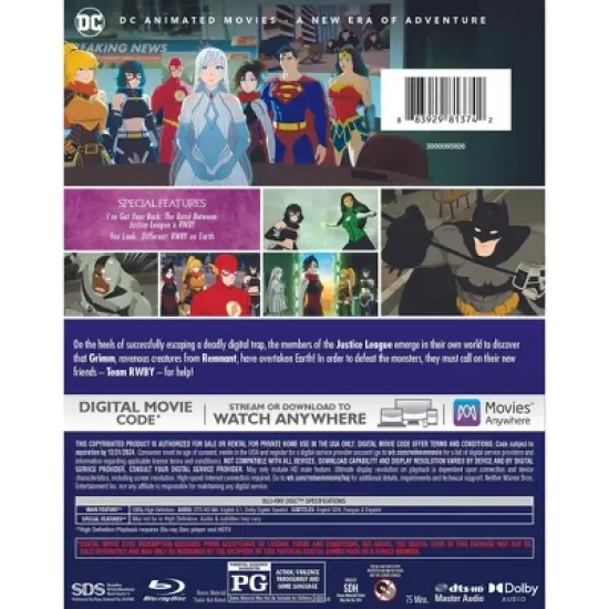 Justice League x RWBY: Super Heroes and Huntsmen Part 2 (Blu-ray) image {2}