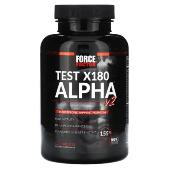 Force Factor Test X180 Alpha&reg; V2, 120 Tablets image {2}