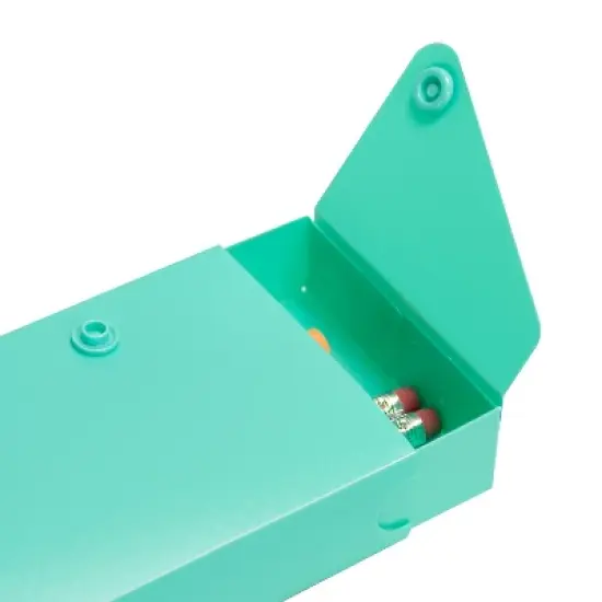 C-Line Plastic Snap Pencil Case Assorted Tropic Colors Pack of 24 (CLI05600-24) image {4}