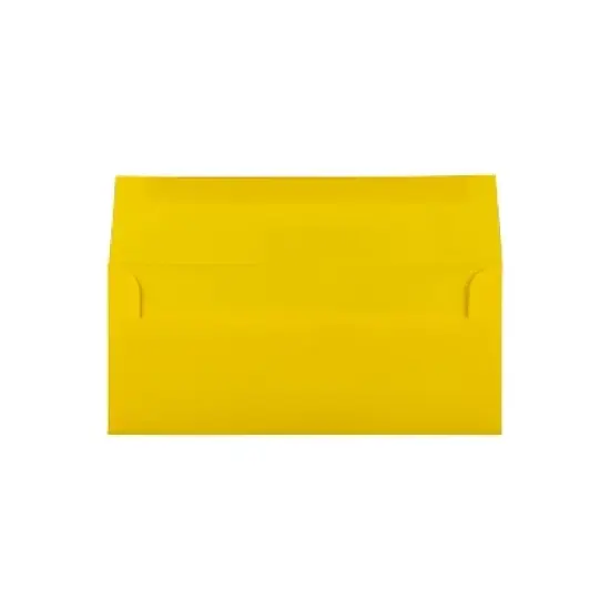 JAM Paper #10 Business Colored Envelopes 4.125 x 9.5 Yellow Recycled 15859 image {1}
