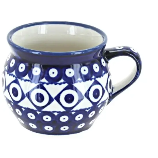 Blue Rose Polish Pottery 910 Zaklady Bell Shaped Mug image {15}