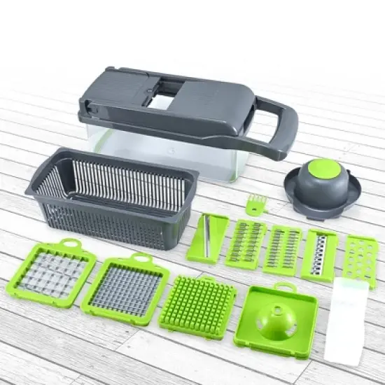 Cheer Collection 10 in 1 Food Slicer and Vegetable Cutter with 8 Blades image {5}