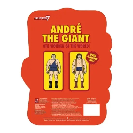 Super7 ReAction Figure - Andre The Giant - Vest image {3}