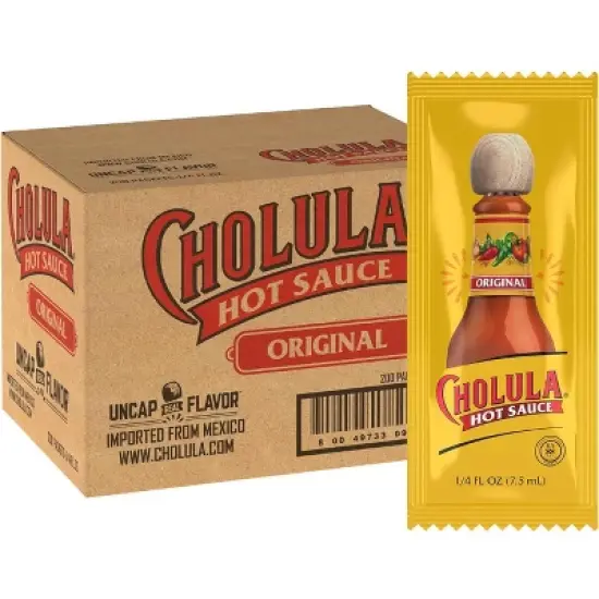 Cholula Original Hot Sauce Packets, 200 count image {4}