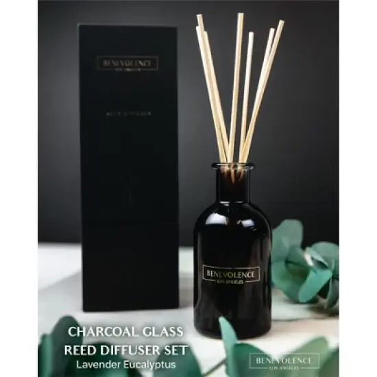 Benevolence LA Aromatherapy Scented Oil Reed Diffuser Set image {2}