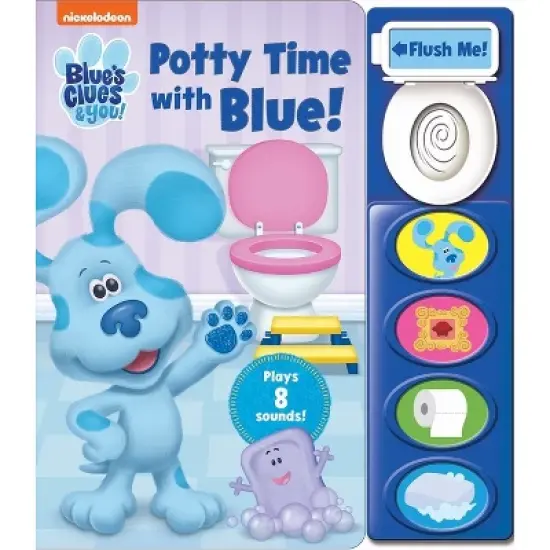 Nickelodeon Blue's Clues & You!: Potty Time with Blue! Sound Book - by  Pi Kids (Board Book) image {1}