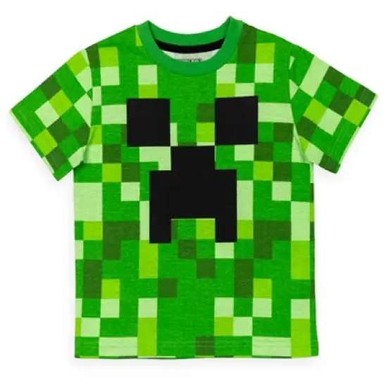 Minecraft Creeper 2 Pack T-Shirts Little Kid to Big Kid image {4}