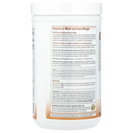 Naturade Total Soy&reg;, Meal Replacement, Bavarian Chocolate, 1 lb 1.88 oz (507 g) image {2}