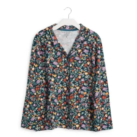 Vera Bradley Long-Sleeved Button Pajama Top image {3}