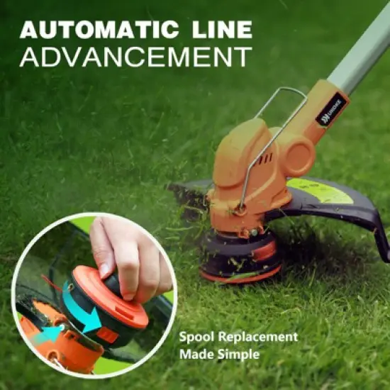 Ukoke ST2308 40V Cordless String Trimmer, 13" Dual Line Feed, Brushless Motor, 2.0Ah Battery & Charger Included, for Precision Lawn Trimming image {4}