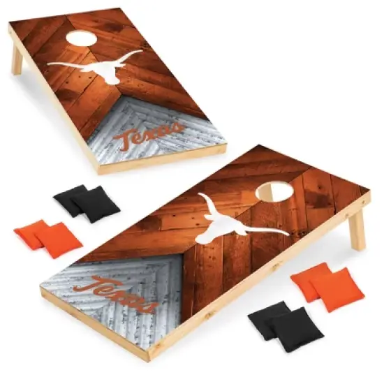NCAA Texas Longhorns 2'x4' Wood Cornhole Set image {6}