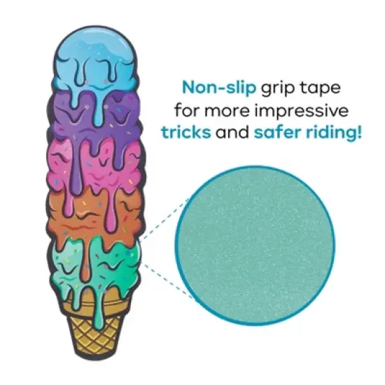 Voyager Ice Cream Skateboard with Printed Graphic Grip Tape image {2}