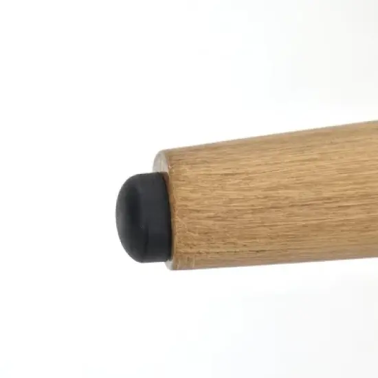 Imitation Teak 4Piece Patio Furniture Suite Modular Sofa & Accent Chair Set with Corded Weave Sides + Square Geometric Grain Table image {8}