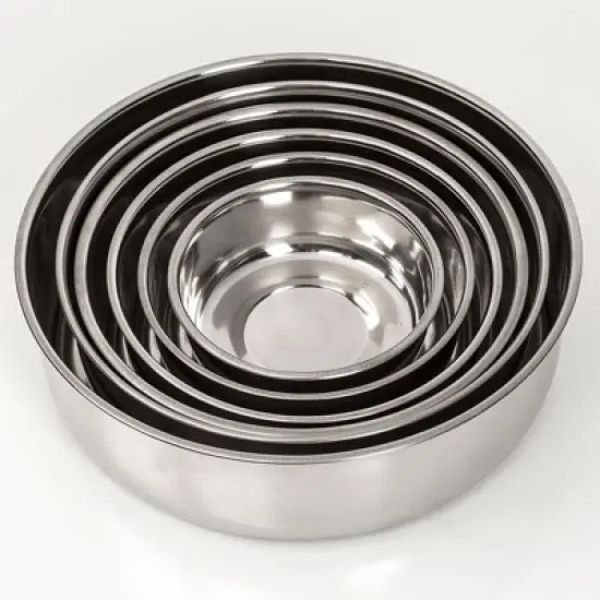 Shetler's 10 Piece Stainless Steel Nesting Bowl Set image {1}
