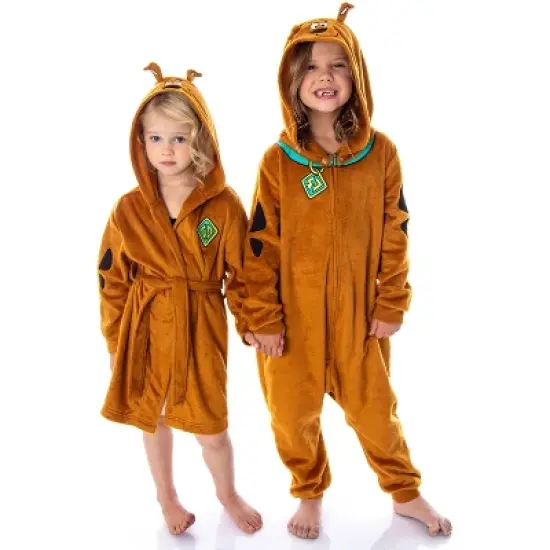 Scooby Doo Costume Kids Union Suit Sleeper Pajamas image {5}