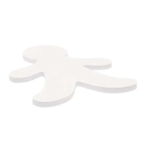 Paper People Cutouts - 36-Pack 16 x 12-Inch Blank People Shapes, 300 GSM Large Person Shapes for Kids Craft DIY, School Art Project image {5}