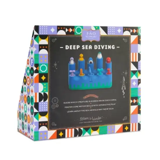 FAO Schwarz Look & Sea Creatures Pop-Up Reef: Educational Toy for Problem Solving image {5}
