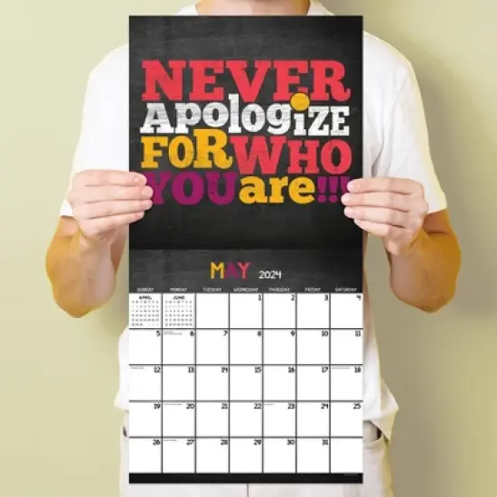 TF Publishing 2024 Wall Calendar 12"x12" Chalk It Up image {3}