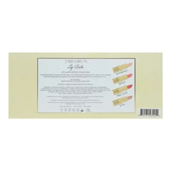 Paris Hilton Cosmetics Matte Lipstick Collection - Lipstick Set - 4 Pc image {8}