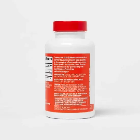 Coenzyme Q10 200mg Supplement Softgels - 120ct - up&up&trade; image {3}