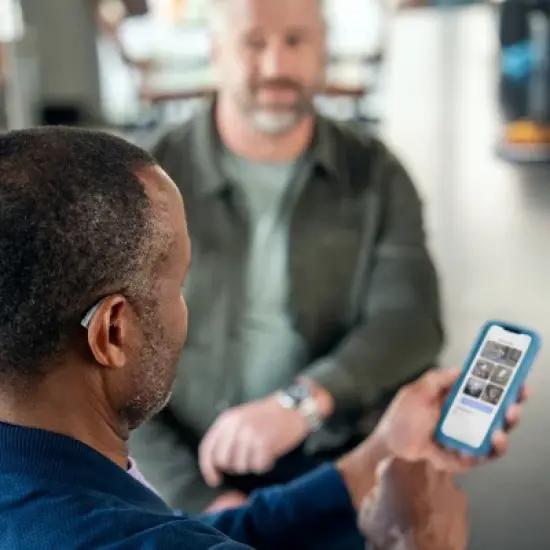 Lexie B2 Plus OTC Hearing Aids Powered by Bose - Rechargeable, Streaming, Self-fitting OTC Hearing Aids for Adults and Seniors (Light Gray) image {7}