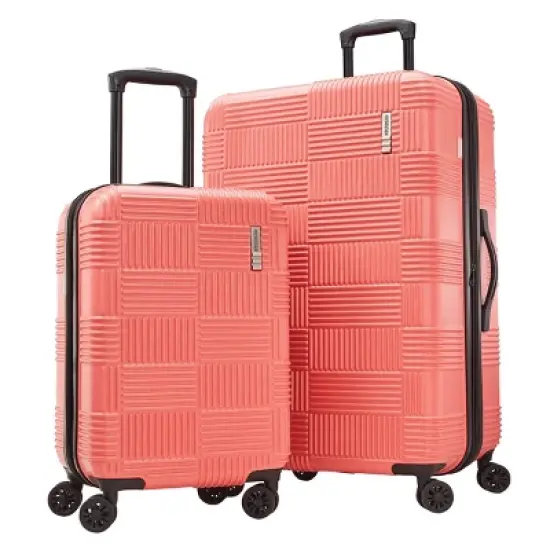 American Tourister NXT Checkered Hardside Carry On Spinner Suitcase image {10}