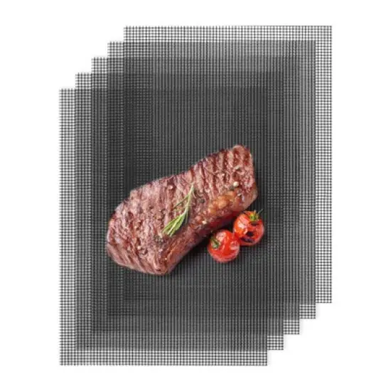 Unique Bargains M Reusable Nonstick Grilling Outdoor Grill Mat image {6}