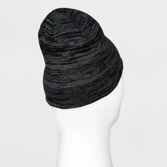 Men's Lifestyle Knit Beanie - All in Motion&trade; Black image {1}