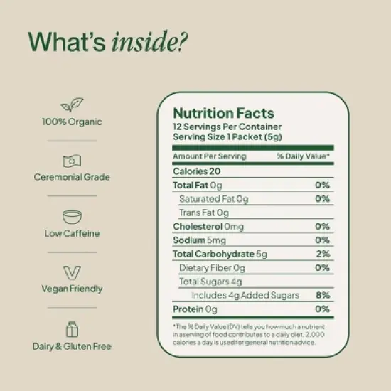 Morning Made Chocolate Blend Matcha Latte - 2.16oz/12ct image {4}