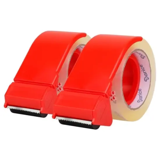 Darice Packaging Tape with Dispenser - 2 Pack Heavy Duty image {7}