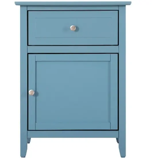 Passion Furniture Lzzy 1-Drawer Nightstand (25 in. H x 15 in. W x 19 in. D) image {15}