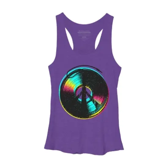 Women's Design By Humans Colors and Music By clingcling Racerback Tank Top image {5}